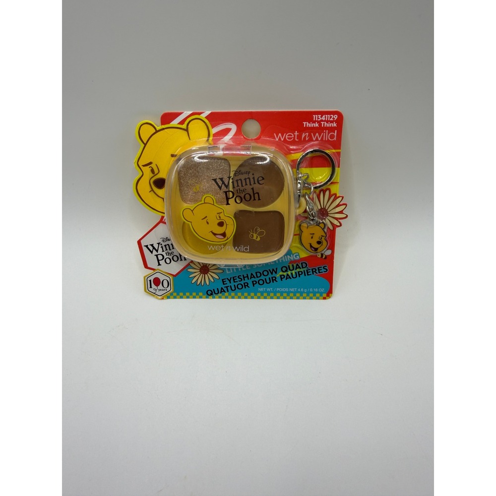 Wet n Wild Unisex OS Winnie the Pooh Eyeshadow Quad Think Think Keychain Disney
